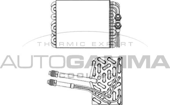 Autogamma 112024 - Випарник, кондиціонер autocars.com.ua