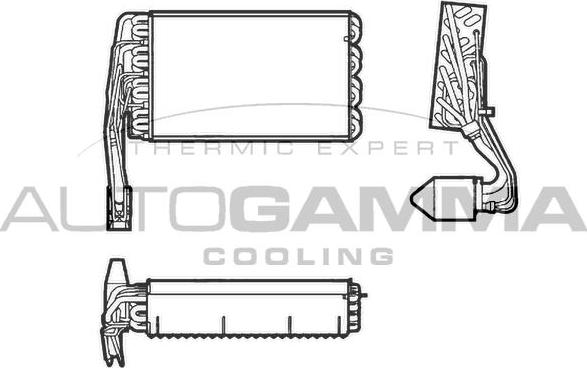 Autogamma 112059 - Випарник, кондиціонер autocars.com.ua