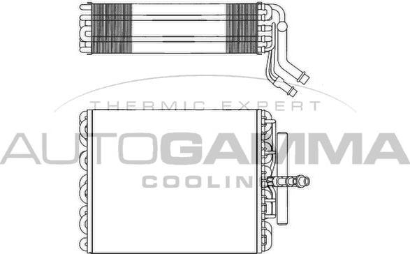 Autogamma 112090 - Випарник, кондиціонер autocars.com.ua