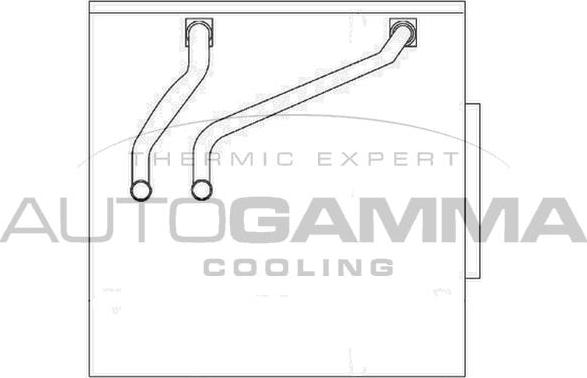 Autogamma 112107 - Випарник, кондиціонер autocars.com.ua