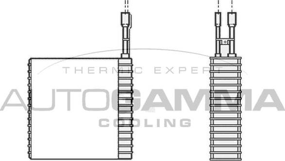 Autogamma 112138 - Випарник, кондиціонер autocars.com.ua