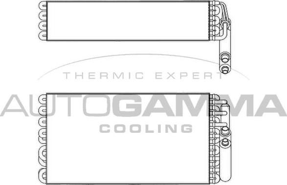 Autogamma 112162 - Випарник, кондиціонер autocars.com.ua