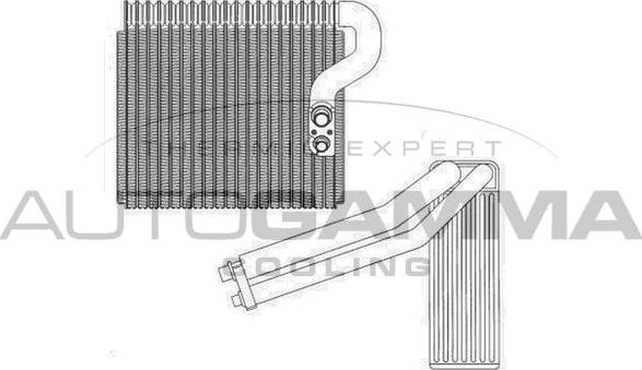 Autogamma 112168 - Випарник, кондиціонер autocars.com.ua