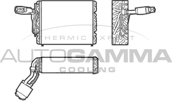 Autogamma 112194 - Випарник, кондиціонер autocars.com.ua