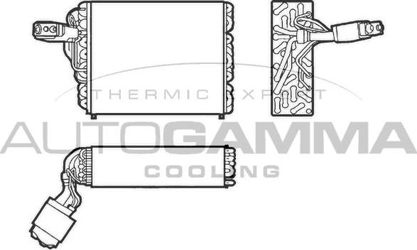 Autogamma 112207 - Випарник, кондиціонер autocars.com.ua