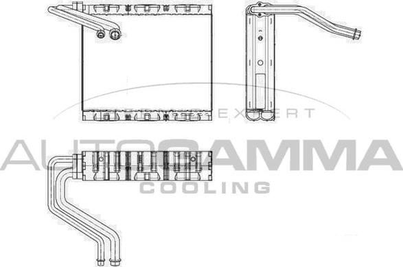 Autogamma 112222 - Испаритель, кондиционер autodnr.net