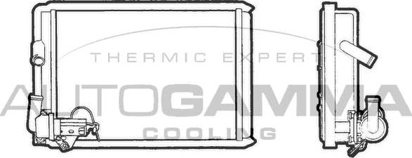 Autogamma 300991 - Теплообменник, отопление салона autodnr.net