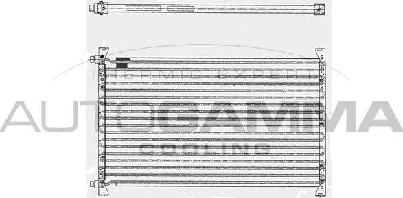 Autogamma 303744 - Конденсатор, кондиціонер autocars.com.ua