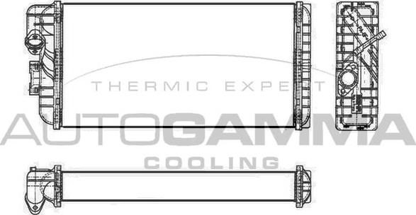 Autogamma 304508 - Теплообмінник, опалення салону autocars.com.ua