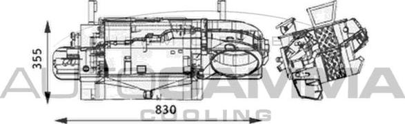 Autogamma 304764 - Теплообмінник, опалення салону autocars.com.ua