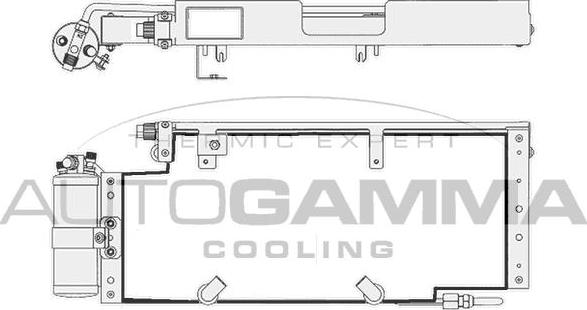 Autogamma 304776 - Конденсатор, кондиціонер autocars.com.ua