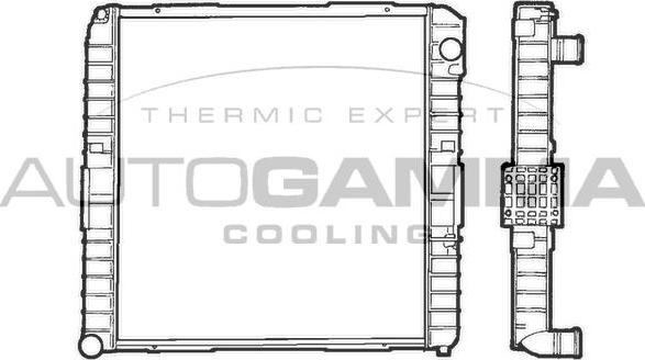 Autogamma 400782 - Радіатор, охолодження двигуна autocars.com.ua