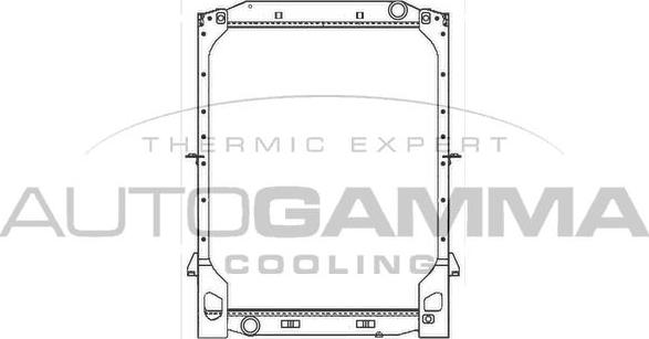 Autogamma 404276 - Радіатор, охолодження двигуна autocars.com.ua