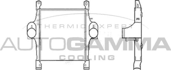 Autogamma 404304 - Интеркулер autocars.com.ua