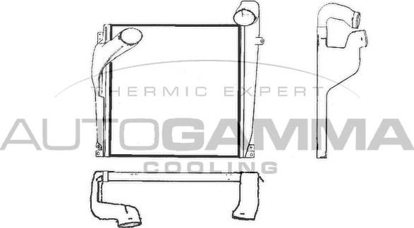 Autogamma 404398 - Интеркулер autocars.com.ua