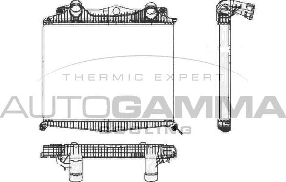 Autogamma 404448 - Интеркулер autocars.com.ua