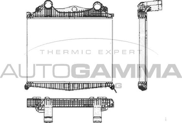 Autogamma 404450 - Интеркулер autocars.com.ua