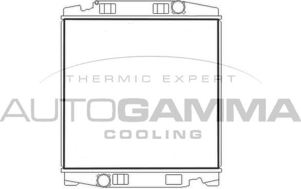 Autogamma 404618 - Радіатор, охолодження двигуна autocars.com.ua