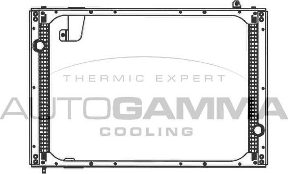 Autogamma 404724 - Радіатор, охолодження двигуна autocars.com.ua