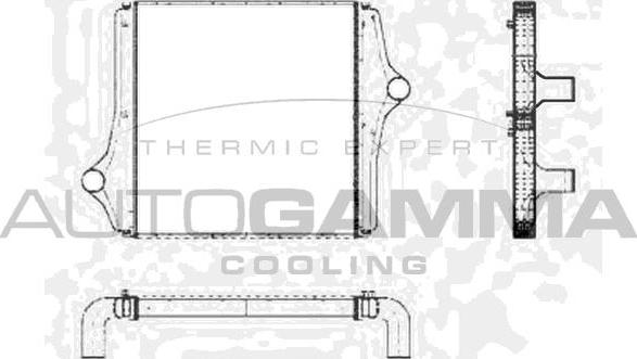 Autogamma 404744 - Интеркулер autocars.com.ua