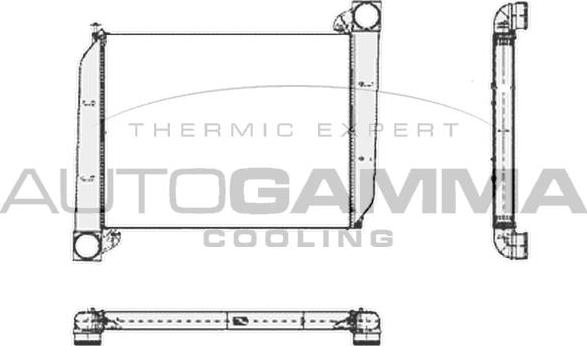 Autogamma 404754 - Интеркулер autocars.com.ua