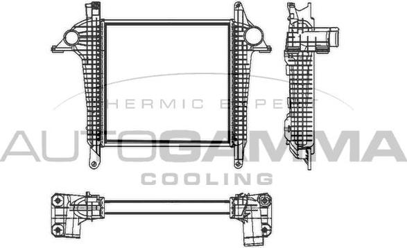 Autogamma 404816 - Интеркулер autocars.com.ua