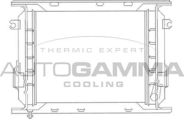 Autogamma 404826 - Радіатор, охолодження двигуна autocars.com.ua