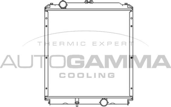 Autogamma 404880 - Радіатор, охолодження двигуна autocars.com.ua