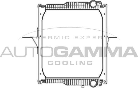 Autogamma 404898 - Радіатор, охолодження двигуна autocars.com.ua