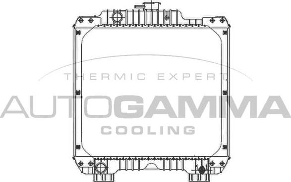 Autogamma 404918 - Радіатор, охолодження двигуна autocars.com.ua
