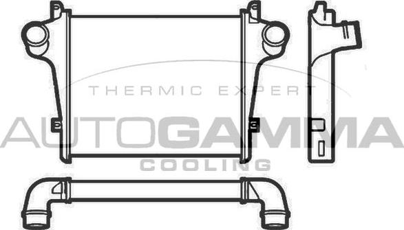 Autogamma 404996 - Интеркулер autocars.com.ua