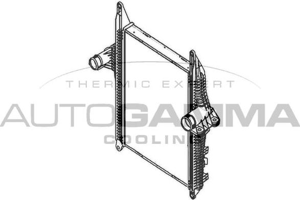 Autogamma 405298 - Интеркулер autocars.com.ua