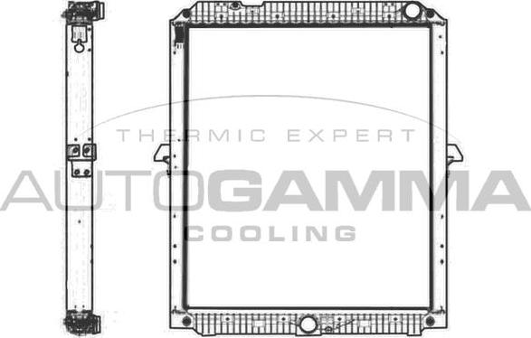 Autogamma 405526 - Радіатор, охолодження двигуна autocars.com.ua