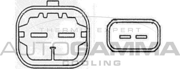 Autogamma GA200316 - Вентилятор, охолодження двигуна autocars.com.ua