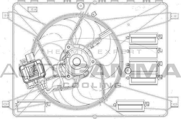 Autogamma GA200910 - Вентилятор, охолодження двигуна autocars.com.ua