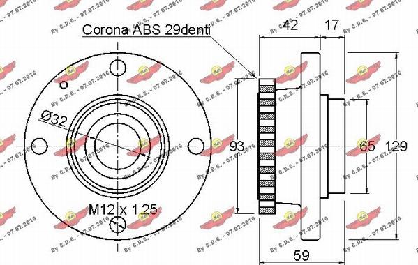 Autokit 01.959 - Комплект подшипника ступицы колеса autodnr.net