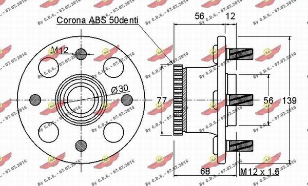 Autokit 01.97391 - Комплект подшипника ступицы колеса autodnr.net