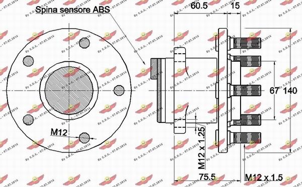 Autokit 01.98010 - Комплект подшипника ступицы колеса autodnr.net