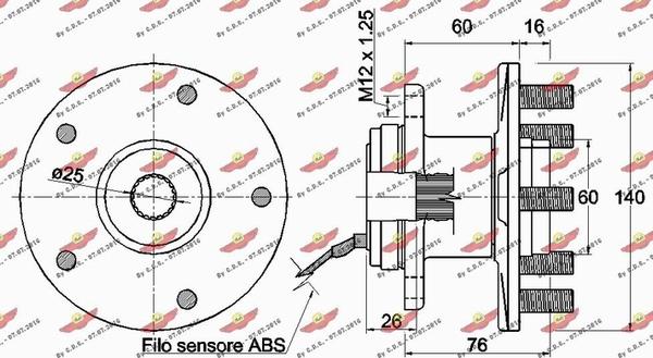 Autokit 01.98101 - Комплект подшипника ступицы колеса autodnr.net