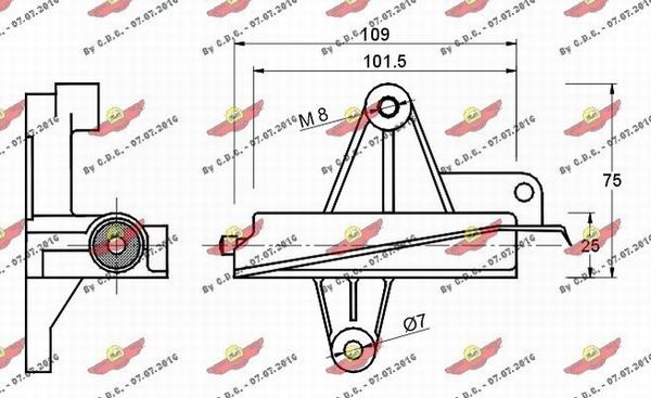 Autokit 03.80488 - Успокоитель, зубчастий ремінь autocars.com.ua