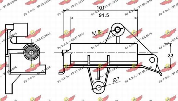 Autokit 03.80597 - Успокоитель, зубчатый ремень autodnr.net