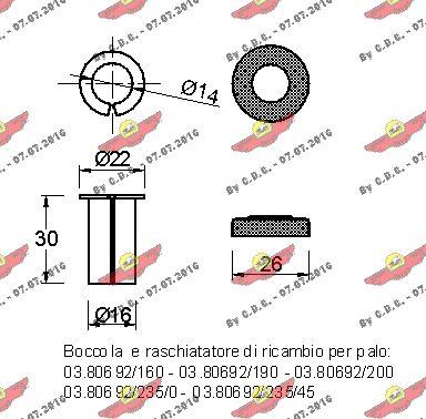 Autokit 03.80693 - Натягувач ременя, клинові зуб. autocars.com.ua