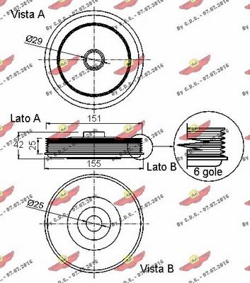 Autokit 03.90091 - Шкив коленчатого вала autodnr.net