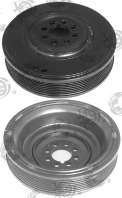 Autokit 03.90230 - Ремінний шків, колінчастий вал autocars.com.ua