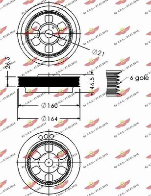 Autokit 03.90287 - Шкив коленчатого вала autodnr.net