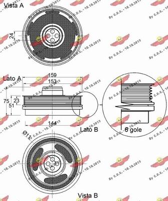 Autokit 03.90356 - Шкив коленчатого вала autodnr.net