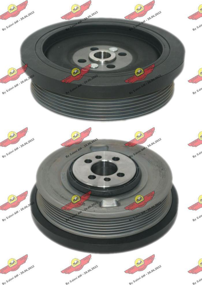 Autokit 03.90382 - Ремінний шків, колінчастий вал autocars.com.ua