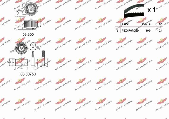 Autokit 04.5125 - Комплект ремня ГРМ autodnr.net