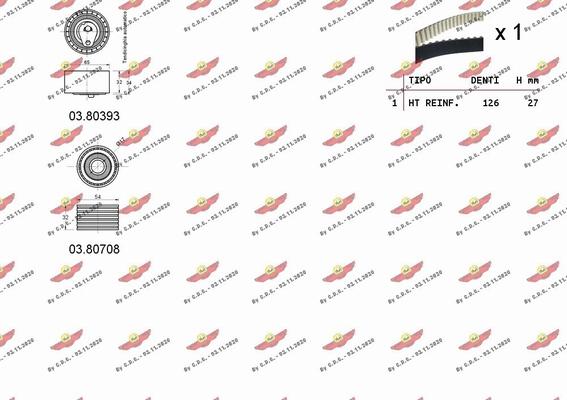 Autokit 04.5262 - Комплект ремня ГРМ autodnr.net