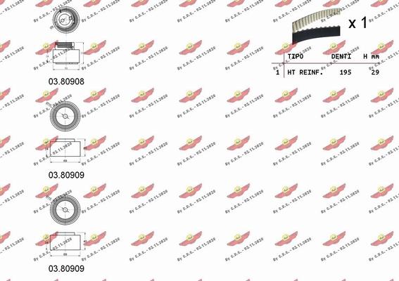 Autokit 04.5302 - Комплект ремня ГРМ autodnr.net